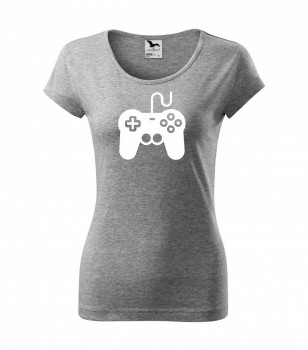 Tričko pro hráče H01 šedé s bílým potiskem dámské M dámské