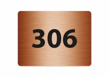 Domovní číslo DS03 bronz