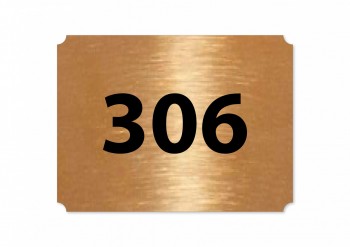 Domovní číslo DP02 bronz