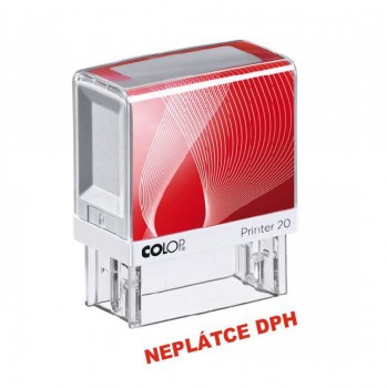 COLOP ® Razítko COLOP Printer 20/NEPLÁTCE DPH červený polštářek