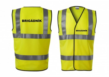 Reflexní vesta žlutá Brigádník XXL unisex