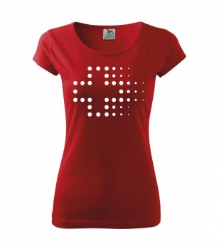 Poháry.com ™ Tričko pro zdravotní sestřičku D3 červené M dámské