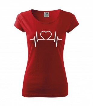 Poháry.com ™ Tričko pro zdravotní sestřičku D22 červené XXL dámské