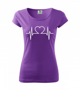 Poháry.com ™ Tričko pro zdravotní sestřičku D22 fialové XL dámské