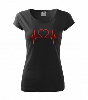 Poháry.com ™ Tričko pro zdravotní sestřičku D22 černé L dámské