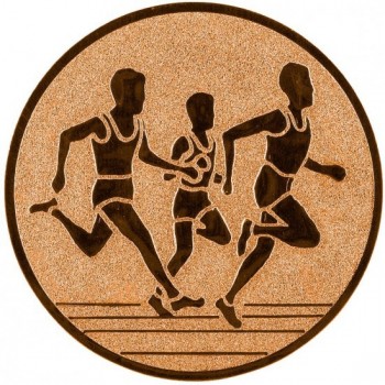 Emblém běh bronz 50 mm