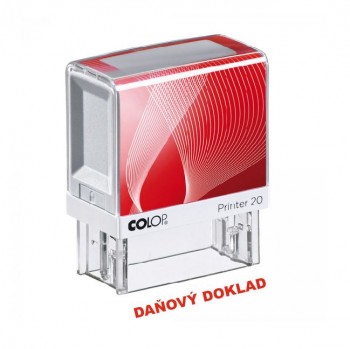 COLOP ® Razítko COLOP Printer 20/daňový doklad červený polštářek