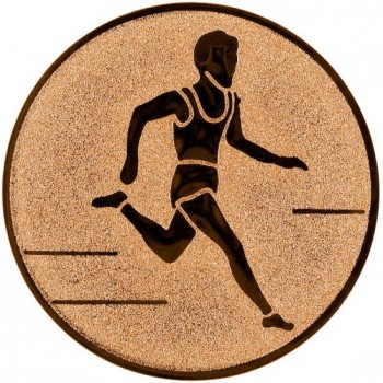 Emblém běh sprint bronz 50 mm