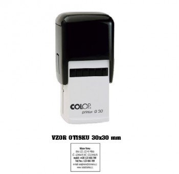 COLOP ® Razítko na geocaching COLOP Printer Q30/černá černý polštářek