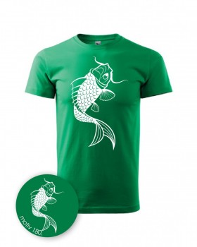 Tričko pro rybáře 180 zelené XXL pánské