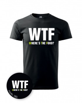 Tričko WTF 183 černé XL pánské
