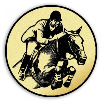 Emblém tištěný Dostihy koní 90 mm